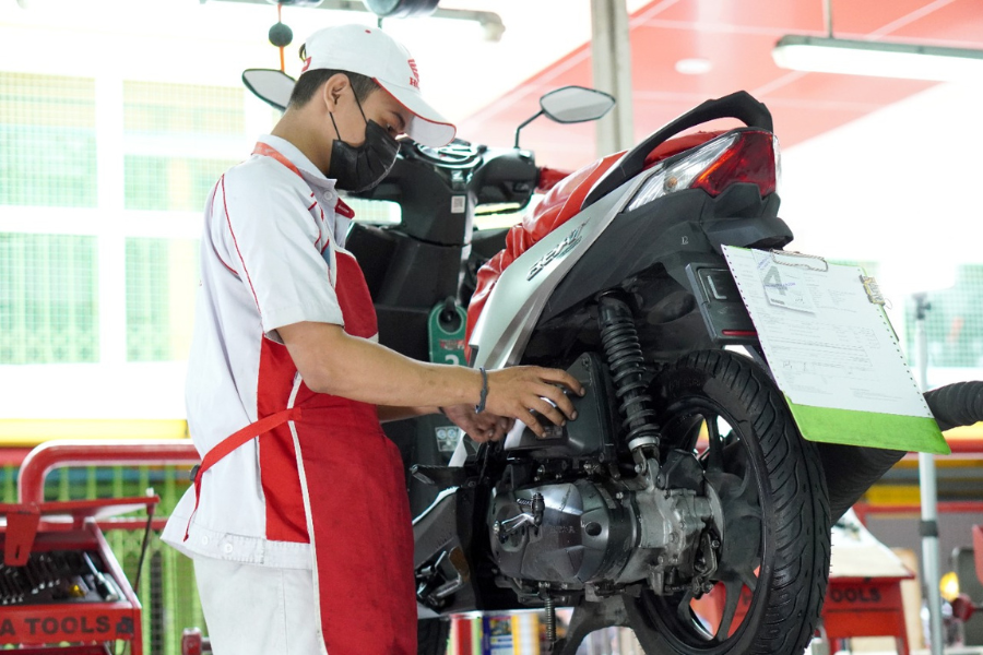 Pemeriksaan Wajib Sepeda Motor Honda