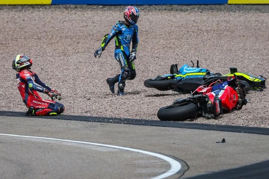 Crash Terbanyak MotoGP 2025: Joan Mir dan Zarco Paling Sering Nyungsep, Marini Masih Bersih!