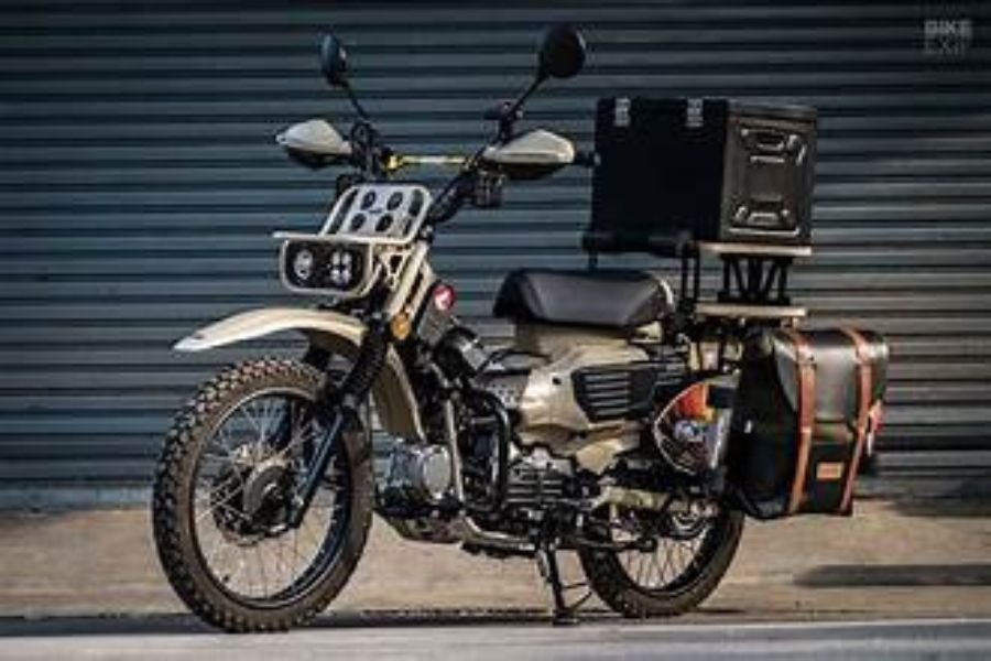 Panel Meter Digital & Lampu LED: Sentuhan Modern pada Honda CT125 yang Tetap Retro