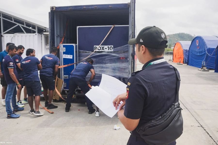 ARRC 2025 Mandalika: Kontainer Perlengkapan Balap Tiba, Bea Cukai Kawal Persiapan Jelang 29–31 Agustus
