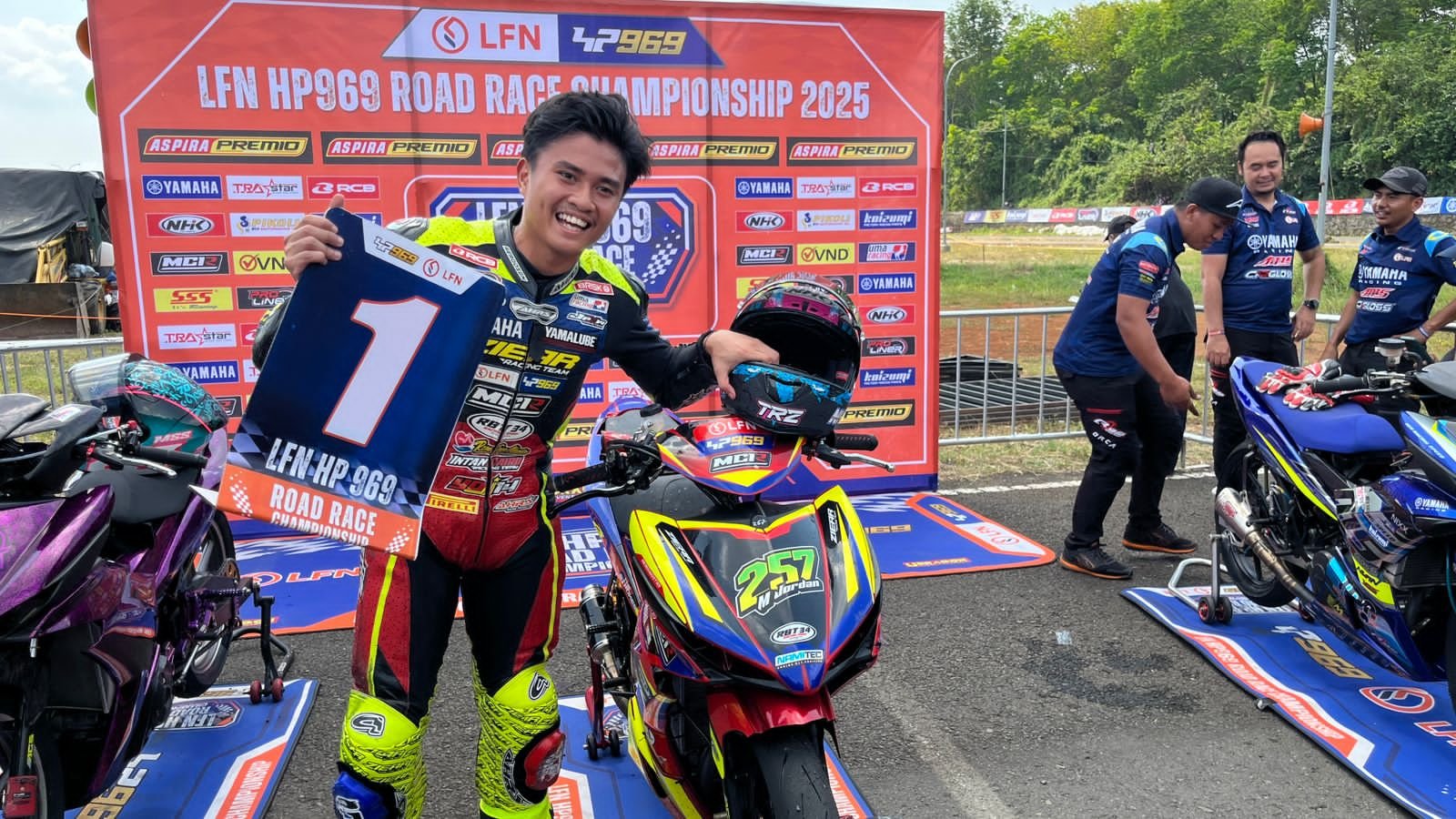 Kemenangan Dramatis Jordan Badaru di LFN Mijen! Sapu Bersih Kelas Novice 150cc