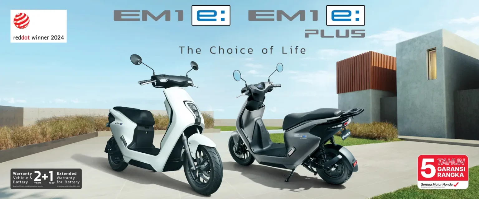 Motor Listrik EM1 e: & EM1 e: PLUS Revolusi Elektrifikasi dari Honda