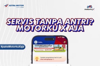 Servis Motor Honda Gak Perlu Antri! Pake MotorkuX Aja, Teknisi Datang ke Rumah