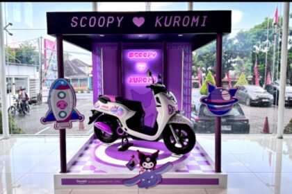 Tampil Lucu dan Trendi, Honda Scoopy x Kuromi Limited Edition Resmi Hadir di Yogyakarta