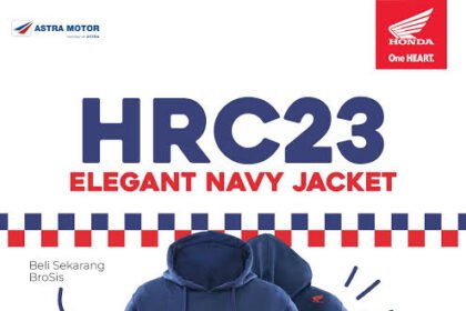 HRC23 Elegant Navy Jacket Honda Astra: Jaket Resmi Rider Stylish yang Lebih dari Sekadar Brand!