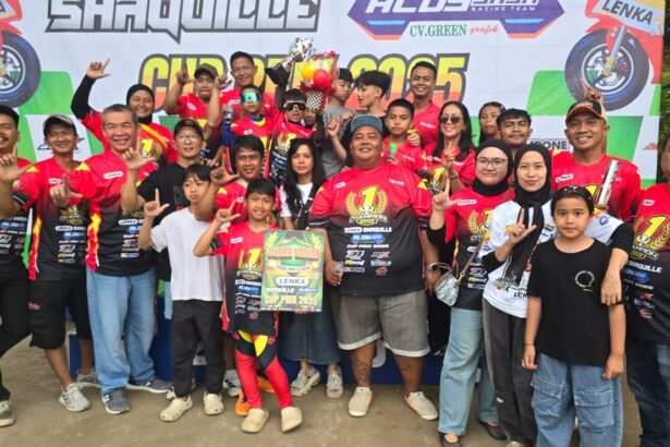 Fakhri Shaquille Habibillah Sabet Juara Umum Rookie Max 8 Tahun di Lenka Cup Prix 2025