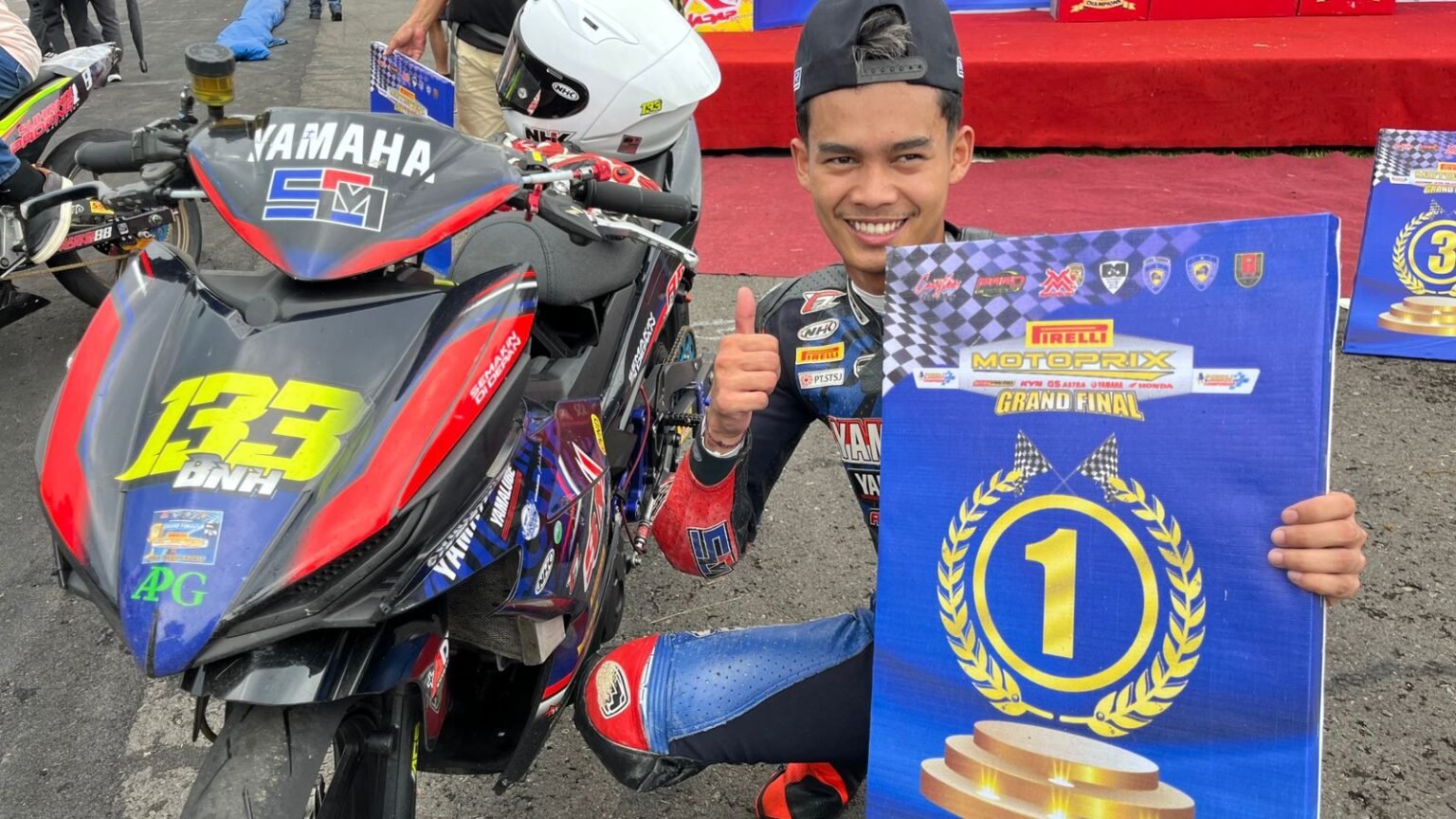 Bintang Nur Alif Bawa Yamaha Aditama Juarai Race 1 MP1 Grand Final Motoprix 2025”