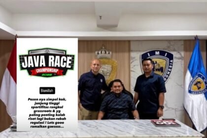 SAE Racing Team kunjungi IMI Pusat dan resmi merilis event JAVA RACE CHAMPIONSHIP, road race nasional tiga seri yang mendapat dukungan pelaku balap Indonesia.