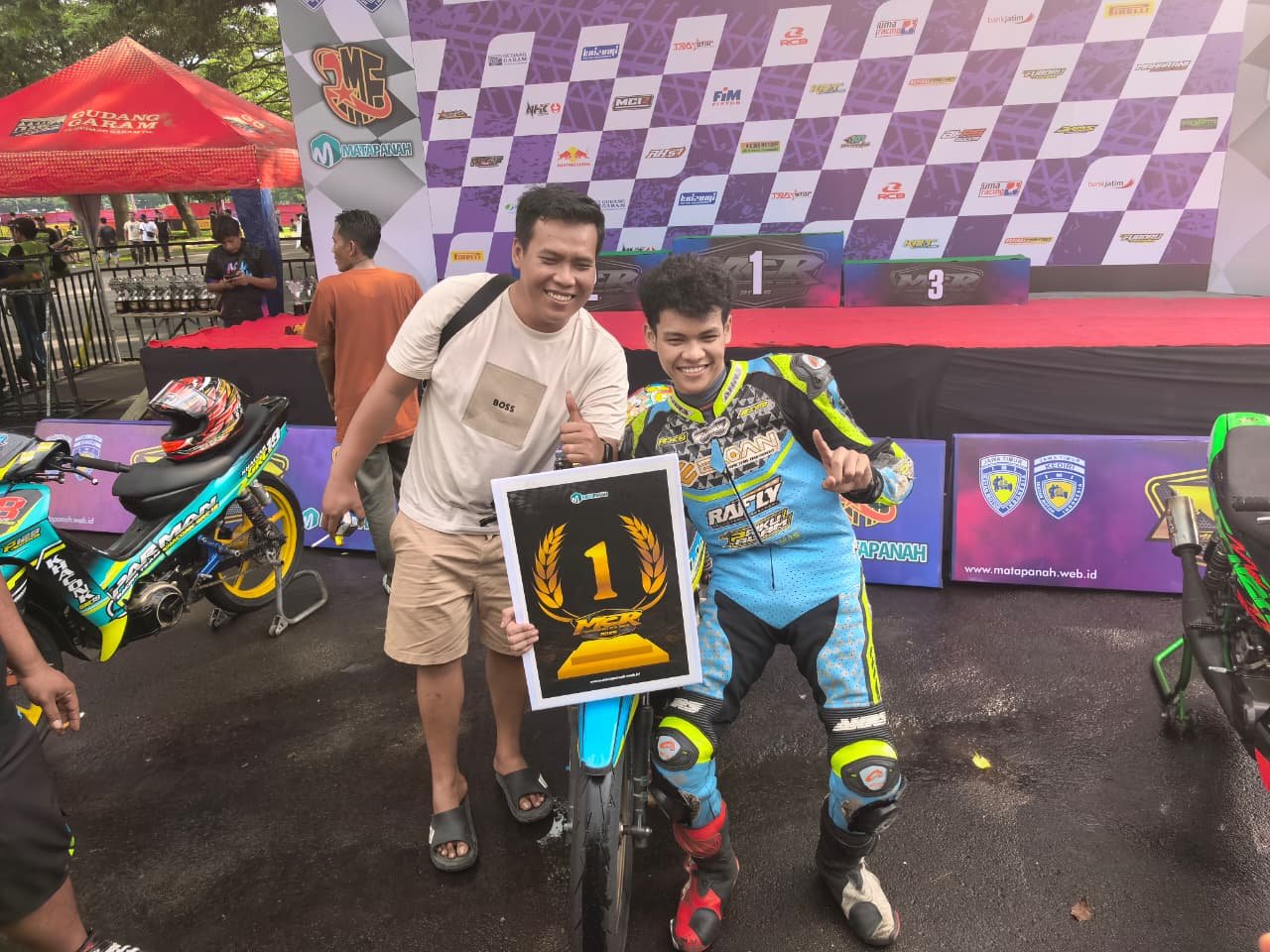 M Yudi berhasil meraih P1 di kelas Bebek 2T STD 116cc Novice bersama Toger Racing Division pada Final Matapanah Cup Race Kediri 2025. Prestasi gemilang!