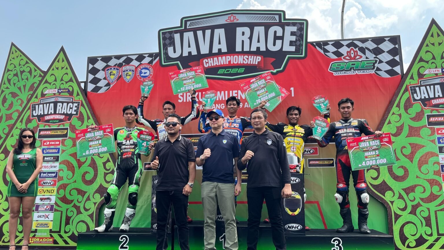 Ananda Mikola hadir di Java Race Championship 2026 dan memberikan dukungan penuh dari PP IMI sebagai wadah pembinaan pembalap nasional.