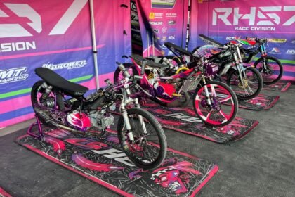 Tim RH57 turunkan Jendra, Dicky, dan Octo di Black Drag Bike 2026 Semarang. Bayu Ucil targetkan hasil maksimal di kelas utama poin open.