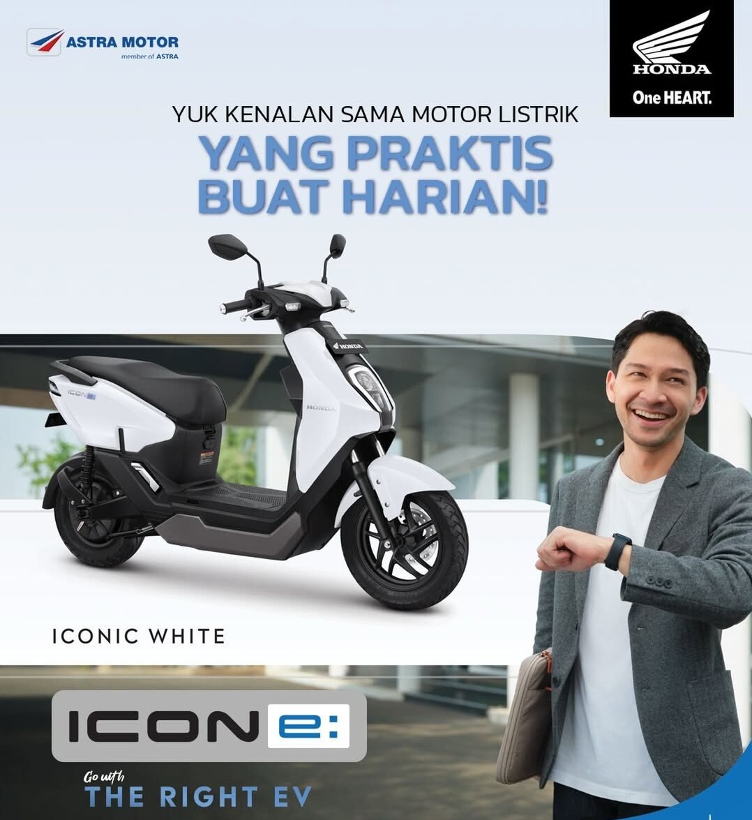 Honda ICON e: hadir sebagai motor listrik praktis dari Honda untuk mobilitas harian yang lebih simpel, modern, dan stylish. Simak keunggulan dan konsep kendaraan ramah lingkungannya.