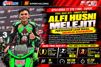 Alfi Husni, SuperPrix 2026, Final SuperPrix Mijen, SAE Racing Team, Yamaha F1ZR, Bebek 2T 116cc Expert, Road Race Indonesia, Balap Motor Semarang, Superchallenge SuperPrix, Otoinfo