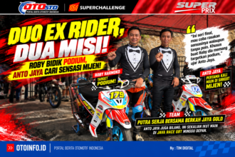 Roby Harmoko dan Anto Jaya, duo Ex Rider Putra Serja Bersama Berkah Jaya Gold, tampil di Final Superprix Mijen 2026.